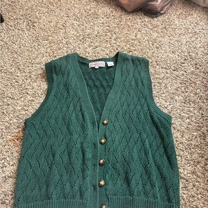 Westbound Dark green Button-Up Sweater Vest